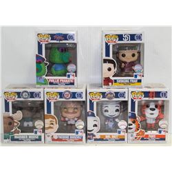 LOT OF 6 ASSORTED FUNKO POPS: MLB MASCOTS VARIETY