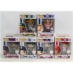LOT OF 6 ASSORTED FUNKO POPS: MLB VARIETY PACK-
