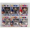 Image 1 : LOT OF 6 ASSORTED FUNKO POPS: MLB VARIETY PACK-