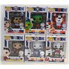 Image 1 : LOT OF 6 ASSORTED FUNKO POPS: MLB MASCOTS VARIETY