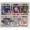 Image 1 : LOT OF 6 ASSORTED FUNKO POPS: SPORTS VARIETY PACK-