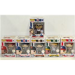 LOT OF 6 ASSORTED FUNKO POPS: MLB VARIETY PACK-