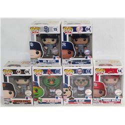 LOT OF 6 ASSORTED FUNKO POPS: MLB VARIETY PACK-