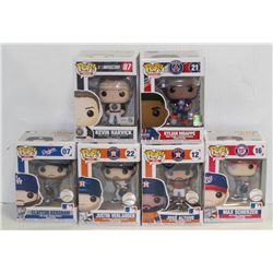 LOT OF 6 ASSORTED FUNKO POPS: SPORTS VARIETY PACK-
