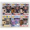 Image 1 : LOT OF 6 ASSORTED FUNKO POPS: MIXED VARIETY PACK-