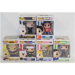 LOT OF 6 ASSORTED FUNKO POPS: MIXED VARIETY PACK-
