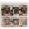 Image 1 : LOT OF 6 ASSORTED FUNKO POPS: MIXED VARIETY PACK-