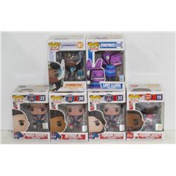 LOT OF 6 ASSORTED FUNKO POPS: MIXED VARIETY PACK-