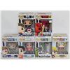 Image 1 : LOT OF 6 ASSORTED FUNKO POPS: MIXED VARIETY PACK-