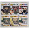Image 1 : LOT OF 6 ASSORTED FUNKO POPS: ANIMATION VARIETY