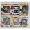 Image 1 : LOT OF 6 ASSORTED FUNKO POPS: ANIMATION VARIETY