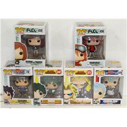 LOT OF 6 ASSORTED FUNKO POPS: ANIMATION VARIETY