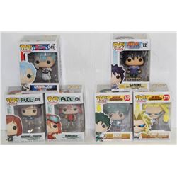 LOT OF 6 ASSORTED FUNKO POPS: ANIMATION VARIETY