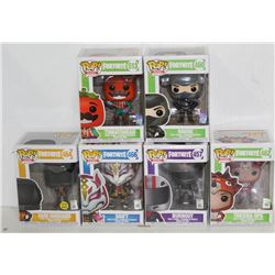 LOT OF 6 ASSORTED FUNKO POPS: MIXED GAMES PACK-