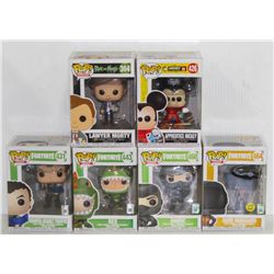 LOT OF 6 ASSORTED FUNKO POPS: MIXED VARIETY PACK-