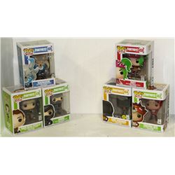 LOT OF 6 ASSORTED FUNKO POPS: MIXED GAMES PACK-