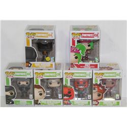 LOT OF 6 ASSORTED FUNKO POPS: MIXED GAMES PACK-