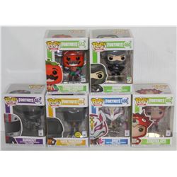 LOT OF 6 ASSORTED FUNKO POPS: MIXED GAMES PACK-