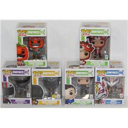 LOT OF 6 ASSORTED FUNKO POPS: MIXED GAMES PACK-
