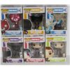 Image 1 : LOT OF 6 ASSORTED FUNKO POPS: MIXED GAMES PACK-