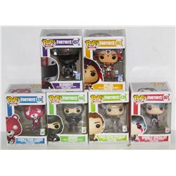 LOT OF 6 ASSORTED FUNKO POPS: MIXED GAMES PACK-