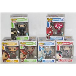 LOT OF 6 ASSORTED FUNKO POPS: MIXED GAMES PACK-