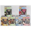 Image 1 : LOT OF 6 ASSORTED FUNKO POPS: MIXED GAMES PACK-