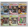 Image 1 : LOT OF 6 ASSORTED FUNKO POPS: MIXED GAMES PACK-