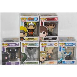 LOT OF 6 ASSORTED FUNKO POPS: MIXED VARIETY PACK-