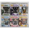 Image 1 : LOT OF 6 ASSORTED FUNKO POPS: MIXED GAMES PACK-