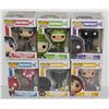 Image 1 : LOT OF 6 ASSORTED FUNKO POPS: MIXED GAMES PACK-