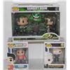 Image 1 : LOT OF 3 ASSORTED FUNKO POPS: MIXED VARIETY PACK-
