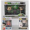 Image 1 : LOT OF 3 ASSORTED FUNKO POPS: MIXED VARIETY PACK-