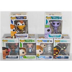 LOT OF 6 ASSORTED FUNKO POPS: DISNEY MIXED PACK-