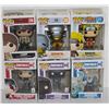 Image 1 : LOT OF 6 ASSORTED FUNKO POPS: MIXED VARIETY PACK-