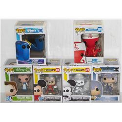 LOT OF 6 ASSORTED FUNKO POPS: MIXED DISNEY PACK-