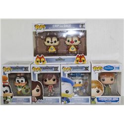 LOT OF 6 ASSORTED FUNKO POPS: MIXED DISNEY PACK-