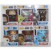 Image 1 : LOT OF 6 ASSORTED FUNKO POPS: MIXED STAR WARS PACK