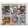 Image 1 : LOT OF 6 ASSORTED FUNKO POPS: MIXED DISNEY PACK-