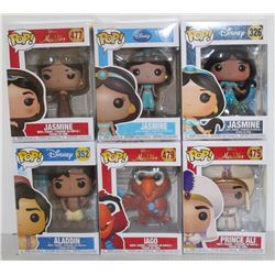 LOT OF 6 ASSORTED FUNKO POPS: MIXED DISNEY PACK-