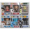 Image 1 : LOT OF 6 ASSORTED FUNKO POPS: MIXED VARIETY PACK-