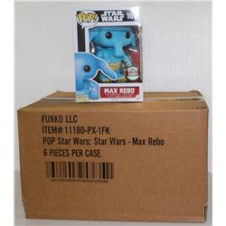 LOT OF 6  FUNKO POPS: STAR WARS " MAX REBO"
