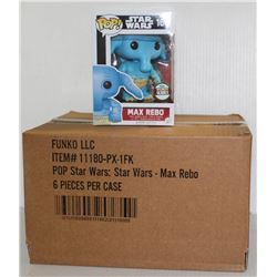 LOT OF 6  FUNKO POPS: STAR WARS " MAX REBO"