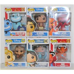LOT OF 6 ASSORTED FUNKO POPS: MIXED DISNEY PACK-