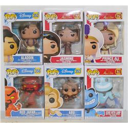 LOT OF 6 ASSORTED FUNKO POPS: MIXED DISNEY PACK-