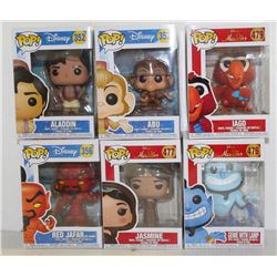 LOT OF 6 ASSORTED FUNKO POPS: MIXED DISNEY PACK-