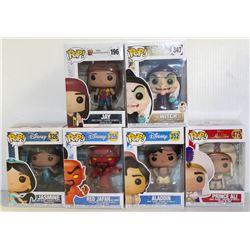 LOT OF 6 ASSORTED FUNKO POPS: MIXED DISNEY PACK-