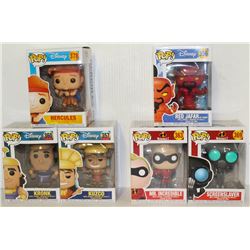 LOT OF 6 ASSORTED FUNKO POPS: MIXED DISNEY PACK-