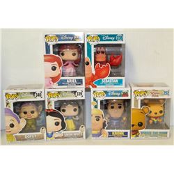 LOT OF 6 ASSORTED FUNKO POPS: MIXED DISNEY PACK-