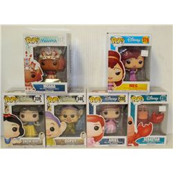 LOT OF 6 ASSORTED FUNKO POPS: MIXED DISNEY PACK-